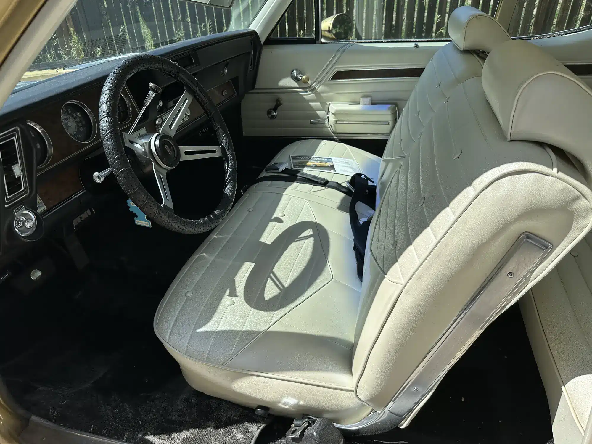 1970 Oldsmobile 442 Bench Seat Interior